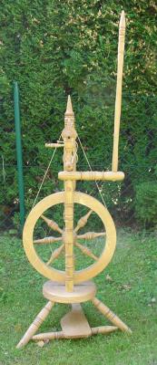 Spinnrad aus Eiche
