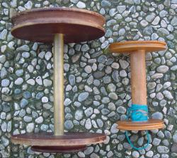 Spinnrad aus Neuseeland: Spule