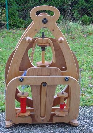 Spinnrad Ashford Joy, zusammengeklappt
