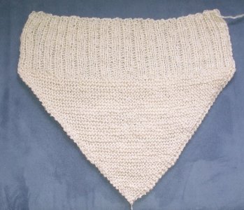 Windelhose nach dem Stricken