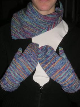 Handschuhe und Tuch